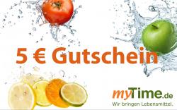 myTime.de Gutschein 5 EUR