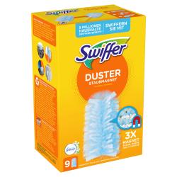 Swiffer Staubmagnet Nachfüllpackung 9 Tücher mit Febreze Duft, nimmt 3x mehr Staub & Haare auf und schließt diese ein