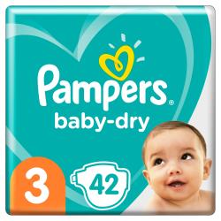Pampers Baby-Dry Größe 3, bis zu 12 Stunden Rundumschutz, 6-10kg