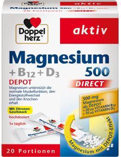 Doppelherz aktiv Magnesium 500 Depot + B12 + D3