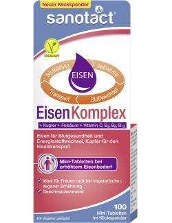 Sanotact Eisen Komplex Mini Tabletten im Klickspender