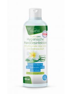 BlueFox DES Hygienische Handdesinfektion Gel mit Aloe Vera und Wellness-Duft