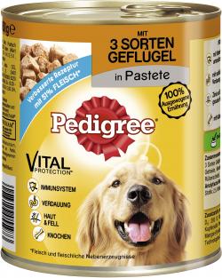 Pedigree Pastete mit 5 Sorten Geflügel