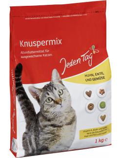 Jeden Tag Katze Knuspermix mit Huhn, Ente und Gemüse