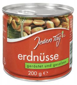 Jeden Tag Erdnüsse geröstet & gesalzen