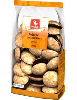 Weiss Früchte-Lebkuchen glasiert