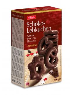 Stieffenhofer Schoko-Lebkuchen Sterne Herzen Brezeln Zartbitter