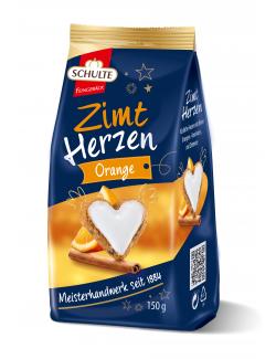 Schulte Feingebäck Zimt Herzen Orange