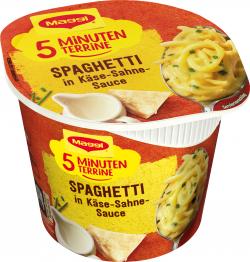 Maggi 5 Minuten Terrine Spaghetti in Käse-Sahne-Sauce