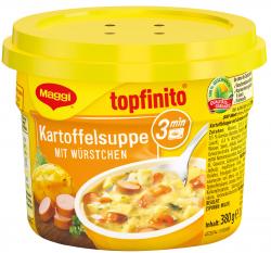 Maggi Topfinito Kartoffelsuppe mit Würstchen