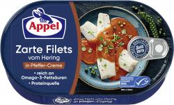 Appel Heringsfilets in Pfeffer-Creme