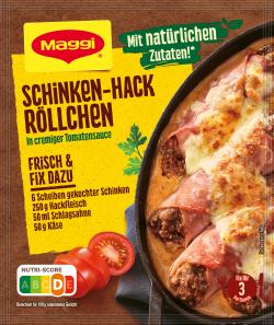 Maggi Fix für Schinken-Hack-Röllchen