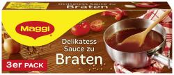 Maggi Delikatess Sauce zu Braten, 3er Pack, ergibt 3 x 250 ml