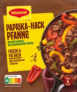 Maggi Fix für Paprika-Hack Pfanne