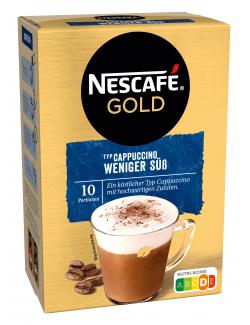 Nescafé Gold Typ Cappuccino weniger süß