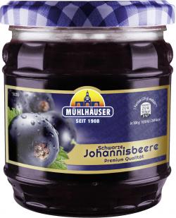 Mühlhäuser Schwarze Johannisbeer Konfitüre Extra