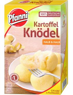 Pfanni Kartoffelknödel in Kochbeuteln halb & halb