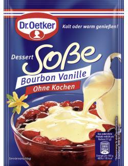 Dr. Oetker Dessert Sauce ohne Kochen Bourbon Vanille