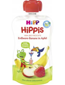 Hipp Hippis Erdbeere-Banane in Apfel