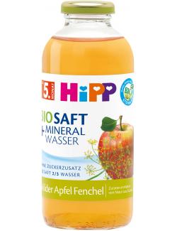 Hipp Bio Saft + Mineralwasser Milder Apfel Fenchel