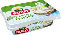 Arla Buko Frühlingszwiebeln Frischkäse, ohne Gentechnik