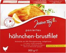 Jeden Tag Hähnchenbrust-Filet paniert