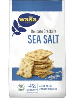 Wasa Knäckebrot Delicate Crackers Meersalz