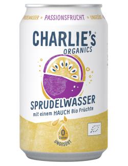 Charlie's Organic Sprudelwasser Passionsfrucht (Einweg)