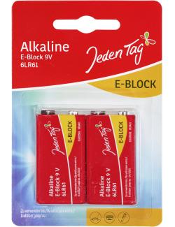 Jeden Tag Alkaline 9V E-Block 6LR61